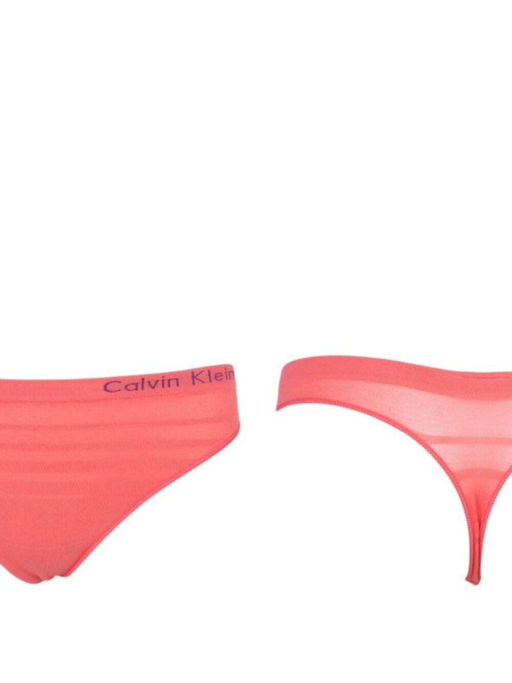 Calvin Klein Seamless Ombre Thong D3419 Light Geranium Size L NWT